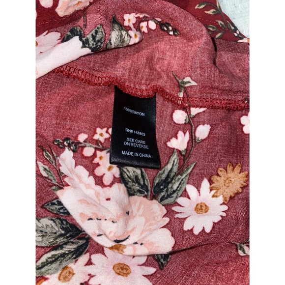 Torrid| Womens Blouse| Torrid Empire Waist Long Sleeve Floral Button Front Top - Picture 6 of 7